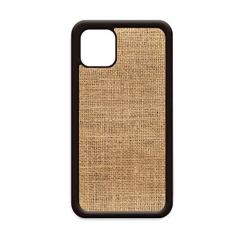 Imagem de Capa abstrata Kahki de tecido de linho para iPhone 11 Pro Max para Apple Mobile Case