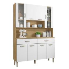 Imagem de Armário De Cozinha Com 2 Gavetas Pisa Freijó Supremo - Casah