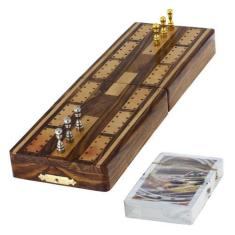 Imagem de Conjunto De Jogos De Tabuleiro Cribbage Ajuny Com Pinos E Cartões De M