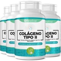 Imagem de Kit 4 Colágeno Tipo 2 Tipo Il Saúde Das Articulações 120Cáps - Prime E