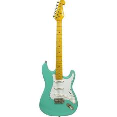 Imagem de Guitarra Elétrica Vintage Thomaz Teg 400v Verde f097