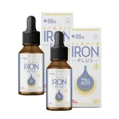 Imagem de 2x Multivítaminico Ferro Liquid Iron Plus Baby Kids True Source 30ml, 