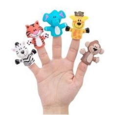 Imagem de Dedoche Fantoche de Dedos Brinquedo Bebe Teatrinho de dedos