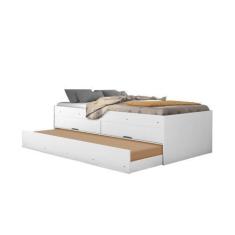 Imagem de Bicama Solteiro Beliche C/ 2 Gavetas Cama Auxiliar Bari Bra - Anyben