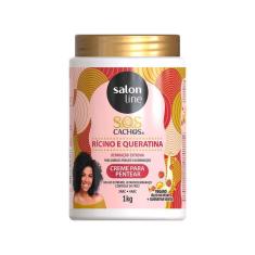 Imagem de Creme para Pentear Salon Line Sos Rícino e Queratina 1Kg