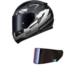 Imagem de Capacete LS2 FF353 Rapid Tagline Preto e Cinza Mais Viseira Camaleão