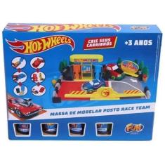 Imagem de Massinha De Modelar Hot Wheels Posto Race Team Fun F0138-2