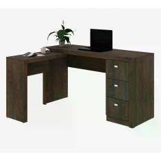 Imagem de Escrivaninha De Canto Reversível Me4101 Rustico Rustico