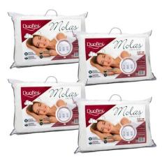 Imagem de Kit com 4 Travesseiros Molas Cervical - Duoflex