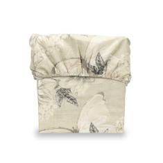 Imagem de Lençol Super King Com Elástico Percal Estampado 180 Fios (Garden)