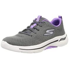 Imagem de Skechers Tênis feminino Go Walk Arch Fit Unify, Cinza/lavanda, 35