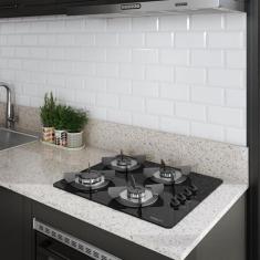 Imagem de Cooktop 4 Boca com Mesa de Vidro Safe Preto - Fogatti