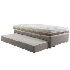 Imagem de Bicama Box Solteirão Com Cama Auxiliar Herval Amore, Molas Ensacadas,