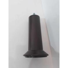 Imagem de Kit Pes Cama box 6 pes Marron 13 Cm 6 Puxador de Gaveta