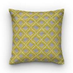 Imagem de Capa de almofada VivaIN geométrico jacquard chinelle verde
