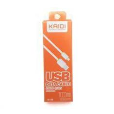 Imagem de Cabo Usb Kaidi Kd-306 100cm 2a Para Iphone Branco