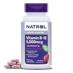 Imagem de Vitamina B12 5000mcg 100tbs Natrol Sublingual