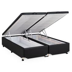 Imagem de Box Baú Castor King Preto 180x200x35cm