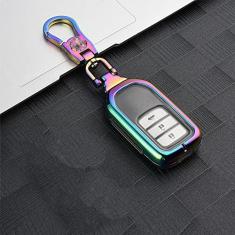 Imagem de TPHJRM Porta-chaves do carro Capa Smart Zinc Alloy, apto para Honda CR-V ACCORD ODYSSEY CIVIC, Porta-chaves do carro ABS Smart Car Key Fob