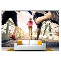 Imagem de Papel De Parede Corrida Ar Livre Academia 3D Aca04