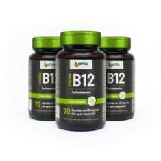 Imagem de Kit 3X Vitamina B12 - 70 Cápsulas - Omix