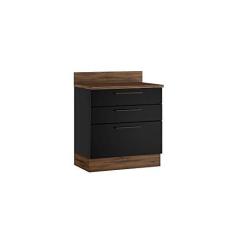 Imagem de Balcão Cozinhas Itatiaia Exclusive - 3 Gavetas - Grafite