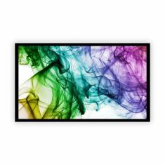 Imagem de Quadro Canvas Premium Moldura Vapor Colorido 60X40Cm