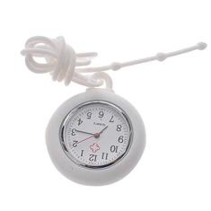 Imagem de Hemobllo Relógio Nurse Fob – Relógio de bolso para enfermeiras, relógio de quartzo, relógio de amamentação com capa de silicone e cordão ajustável ()