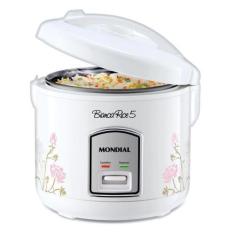Imagem de Panela Elétrica De Arroz Mondial Branca 400W 5 Xícaras 220V