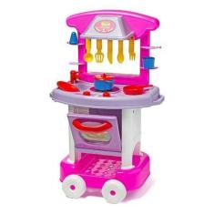 Imagem de Cozinha Fogãozinho Infantil Cor De Rosa  Play Time Cotiplás - Cotiplas