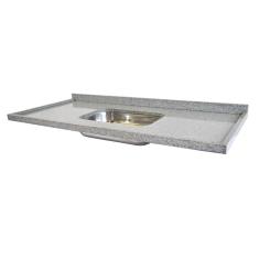 Imagem de Pia de Granito para Cozinha Levorato Andorinha – 200x55cm – Granito  Andorinha