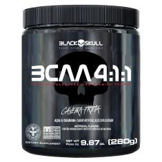 Imagem de Bcaa 4:1:1 - Aminoácidos - 280G - Black Skull-Unissex
