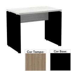 Imagem de Mesa De Escritório Pé Painel Pe25 Em Mdp 90 X 60 Cm Cor Noce Naturalle