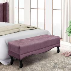 Imagem de Recamier Vicenza Veludo Uva 90 cm