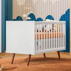 Imagem de Berço Mini Cama Encanto Branco Acetinado - Qmovi