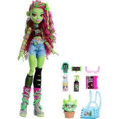 Imagem de Boneca Monster High Venus McFlytrap com Pet Monstro Gato Chewlian