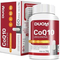 Imagem de COENZIMA Q10 UBIQUINONA + VITAMINAS C E B2 B6 60 CAPS – DUOM