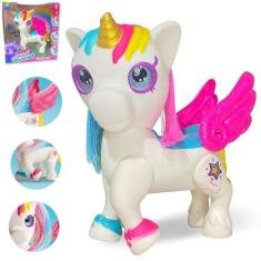 Imagem de Boneco Diver Unicórnio Articulado Vinil Brinquedo Colorido f114