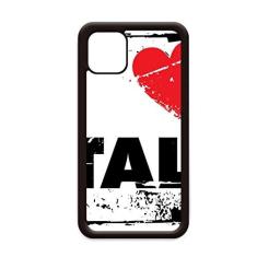 Imagem de Capa I Love Italy Word Love Heart Square para iPhone 11 Pro Max para Apple Mobile Case Shell