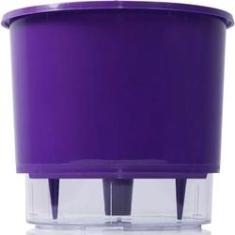 Imagem de Vaso Raiz Autoirrigavel N3 16x14cm Roxo Plantas Temperos