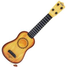 Imagem de Mini Violão Infantil Acústico Brinquedo Criança 44cm Corda Aço Ajustáv