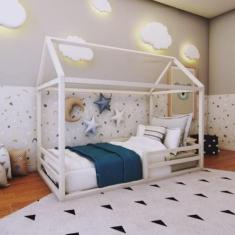 Imagem de Cama Casinha Infantil Ludika Mobilia