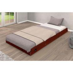 Imagem de Cama Auxiliar Madeira Maciça Cor Imbuia