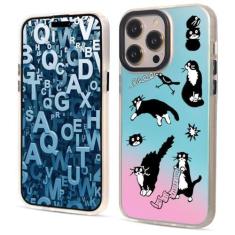 Imagem de GANGANPRO Capa para iPhone 12 Pro Max 6,7 polegadas colorida a laser com padrão iridescente brilhante protetor de silicone macio antiarranhões PC capa traseira