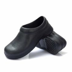 Imagem de Sapatos de cozinha unissex para chef, sapatos impermeáveis resistentes a óleo para restaurantes, sapatos de trabalho de segurança antiderrapantes, para sapatos de enfermeira de enfermagem hospitalar (