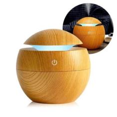 Imagem de Difusor Umidificador Aromatizador Led Marrom Escuro - Difusor De Aroma