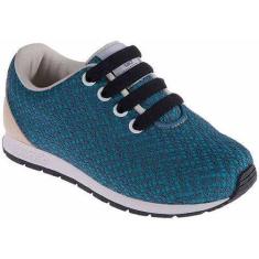 Imagem de Tênis Infantil Sport Collor Masculino Turquesa Pimpolho N21