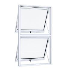 Imagem de Janela de Aluminio Maxim-ar Duplo 118x60cm Lucasa Alumínios Branco