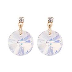 Imagem de Brinco Círculo Swarovski 12mm AB - Sunshine Cristais