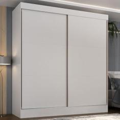 Imagem de Guarda-roupa Casal Flex 2 Portas 3 Gavetas Pantanal Branco